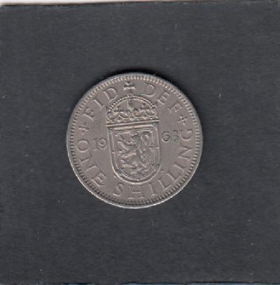 Beschrijving: 1 Shilling ELIZABETH II